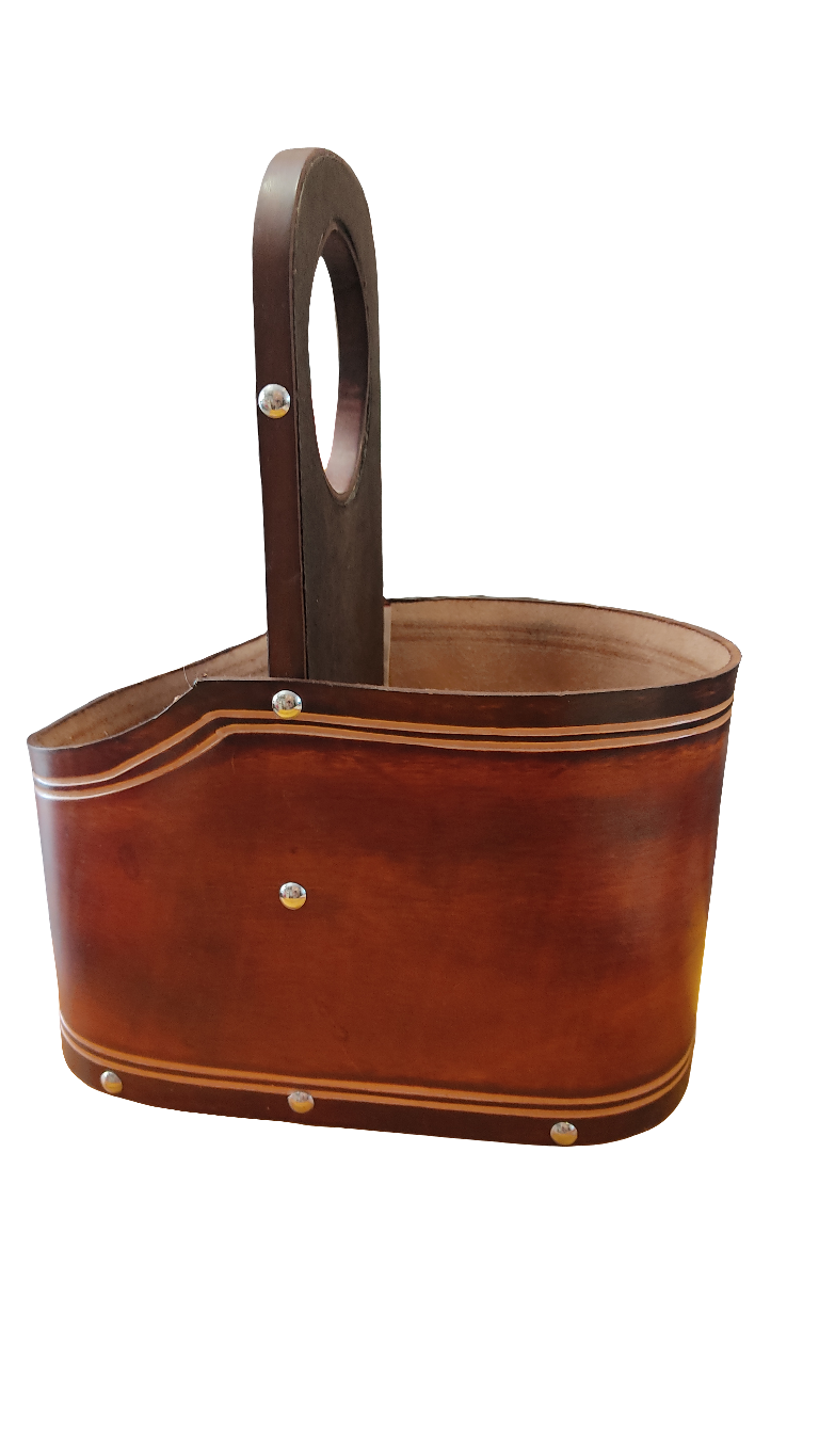 Matera en suela y madera