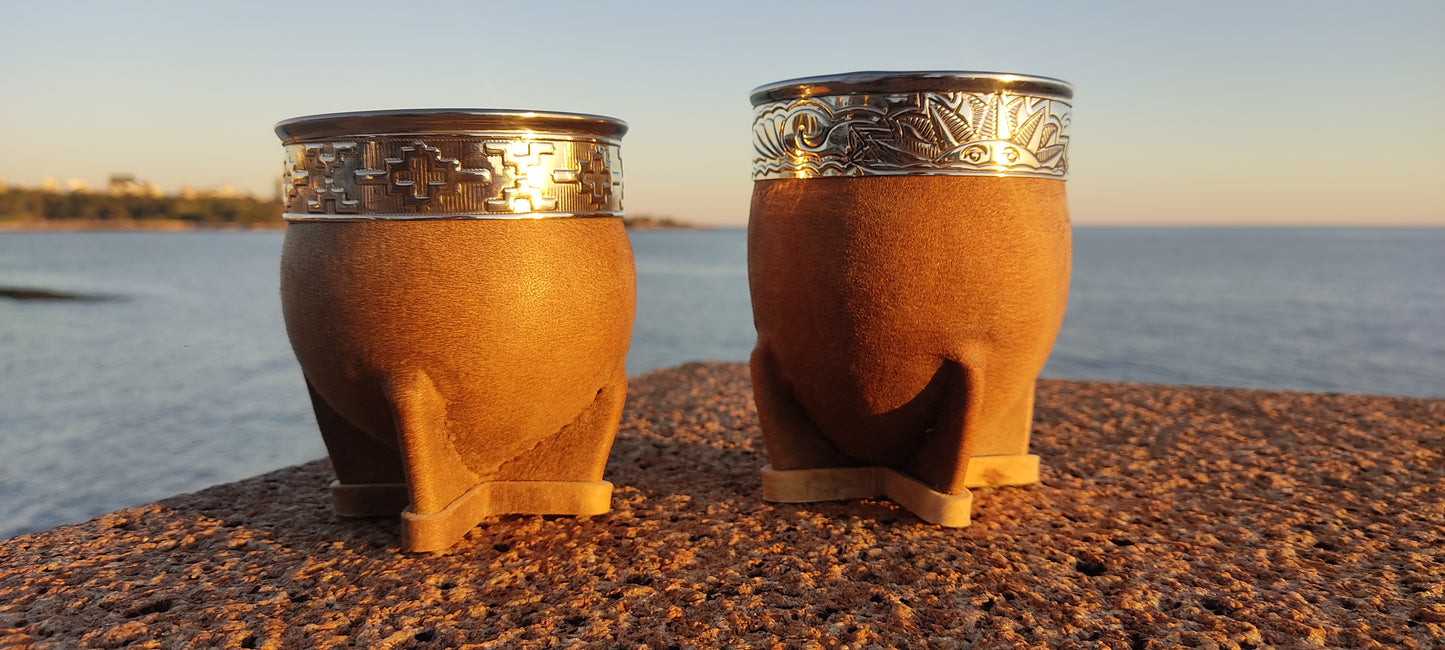 Mate imperial de cuero crudo