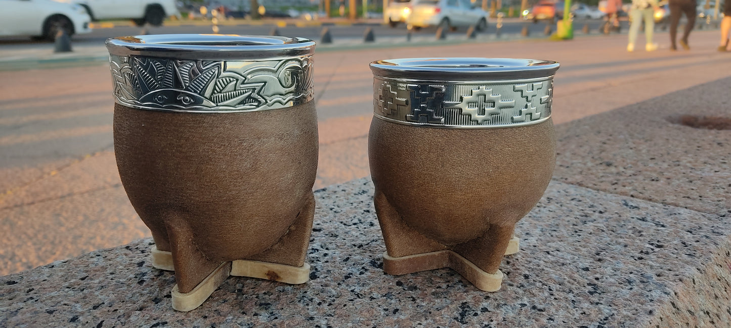 Mate imperial de cuero crudo